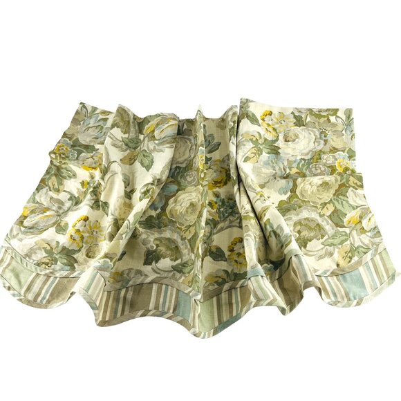 Waverly Spring Bling Modern Farmhouse Floral Rod Pocket Valance 52" x 18" - Picture 1 of 5